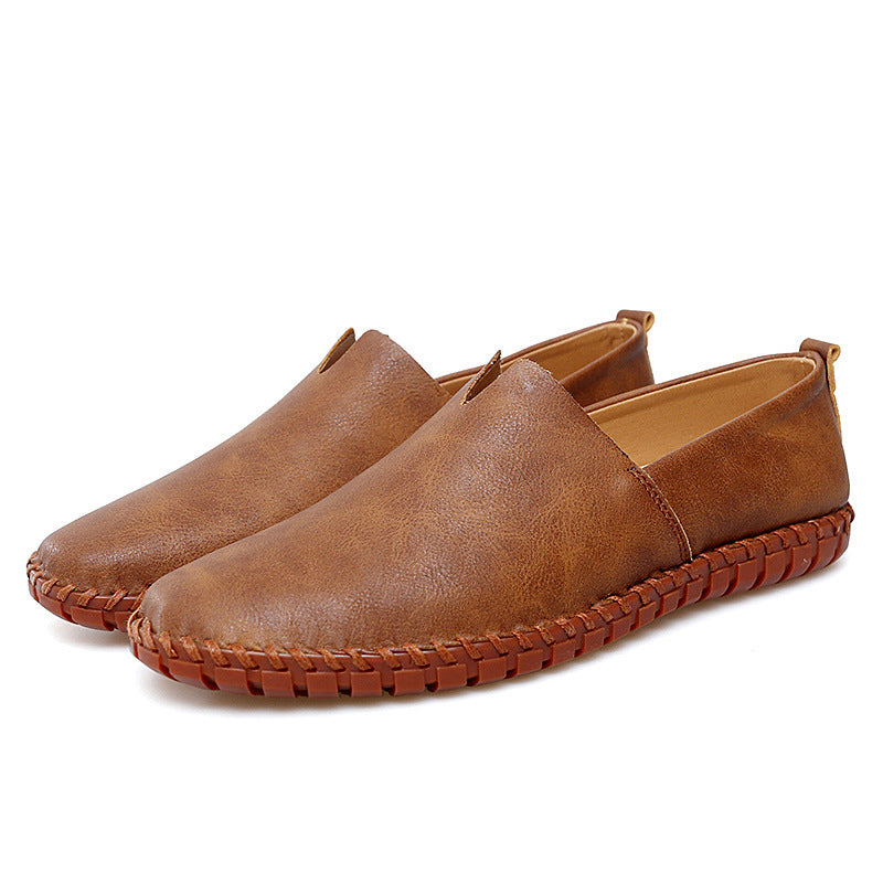 Men's Breathable Autumn Flat Solid Color Loafers