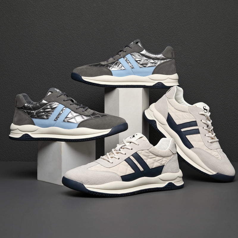 Men's Increasing Insole Breathable Ice Silk Sports Sneakers