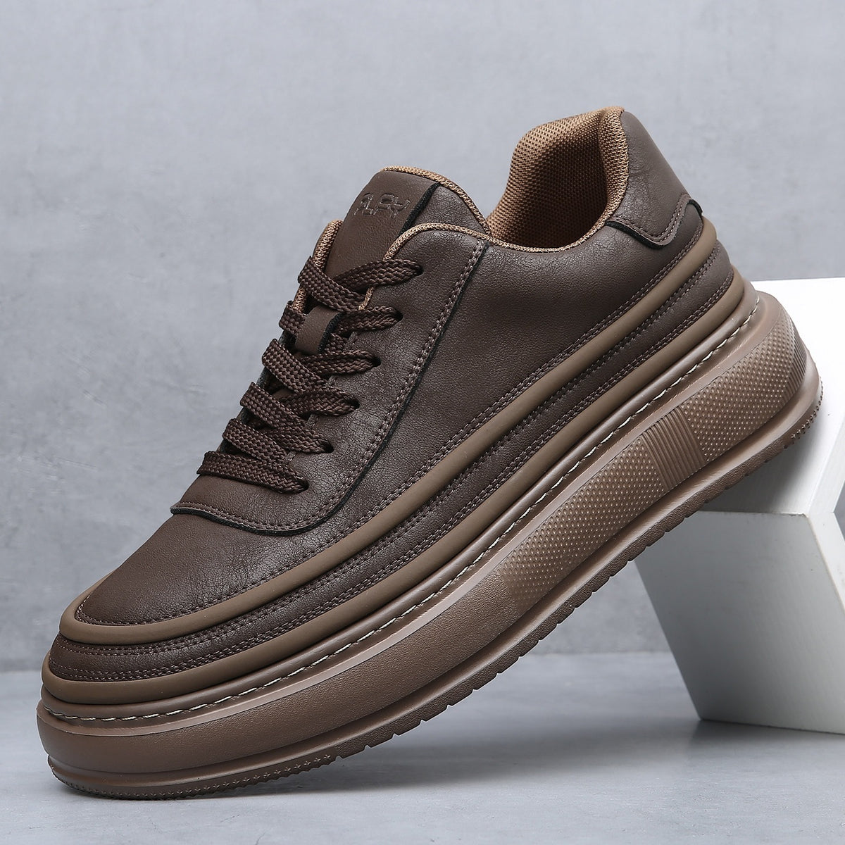 Men's Thick Bottom Hight Increasing Breathable Trendy Casual Shoes