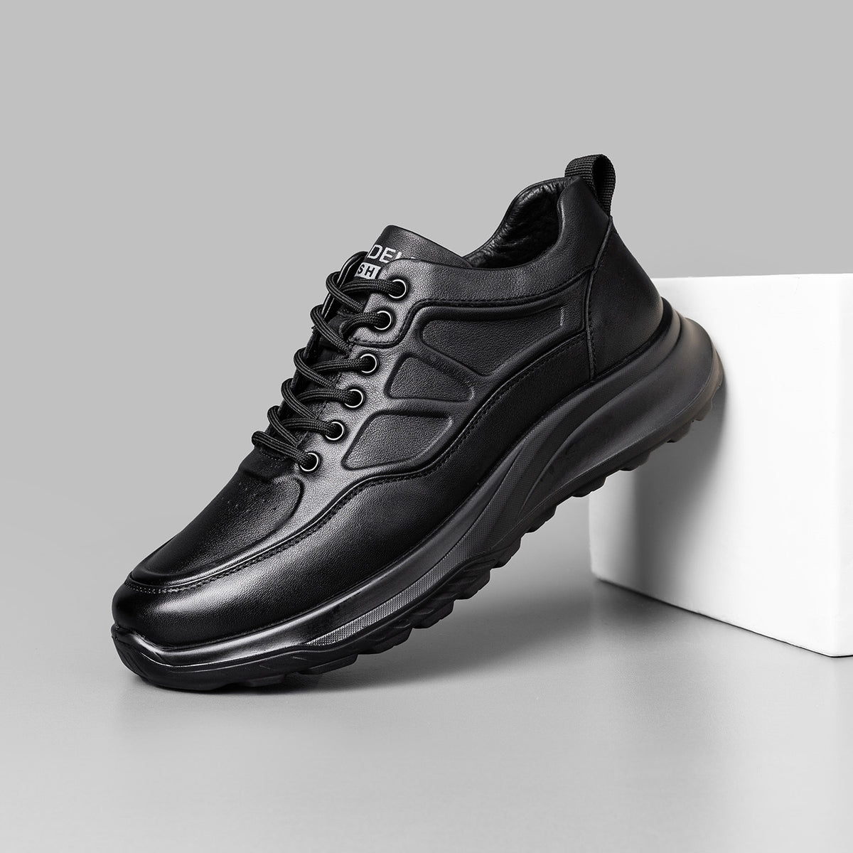 Men's Rich Lego Lightweight Comfort Versatile Business Leather Shoes
