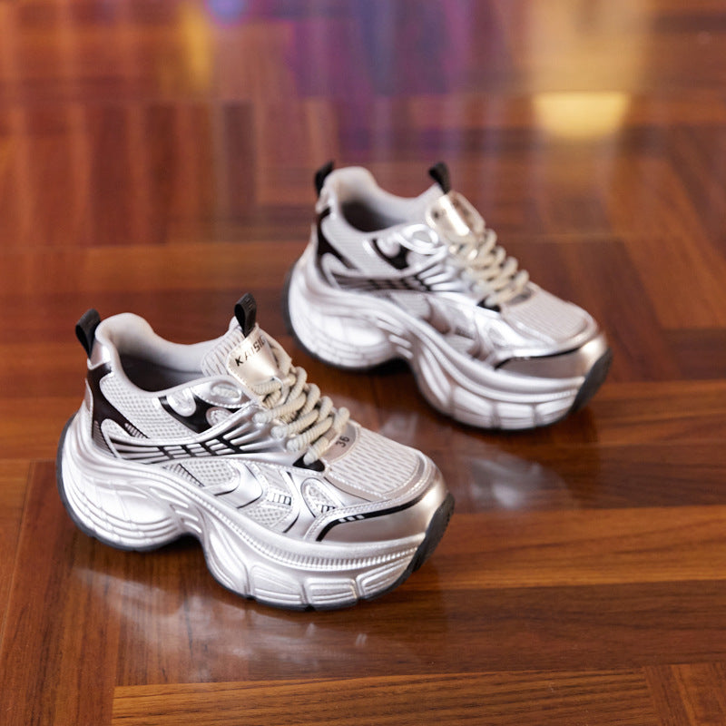 Women's Insole Fashion Clunky Platform Sports Leisure Sneakers