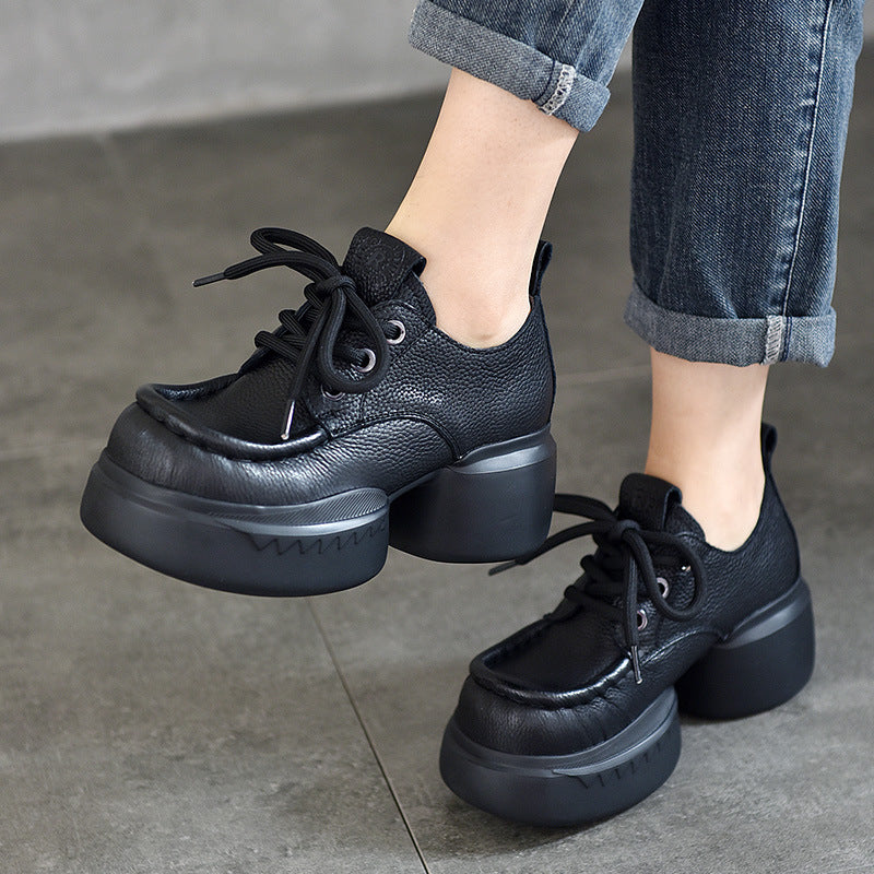 Women's Activity Price Platform Small Genuine Retro Casual Shoes
