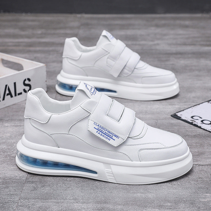 Men's Board Fashion Air Cushion White Platform Sneakers