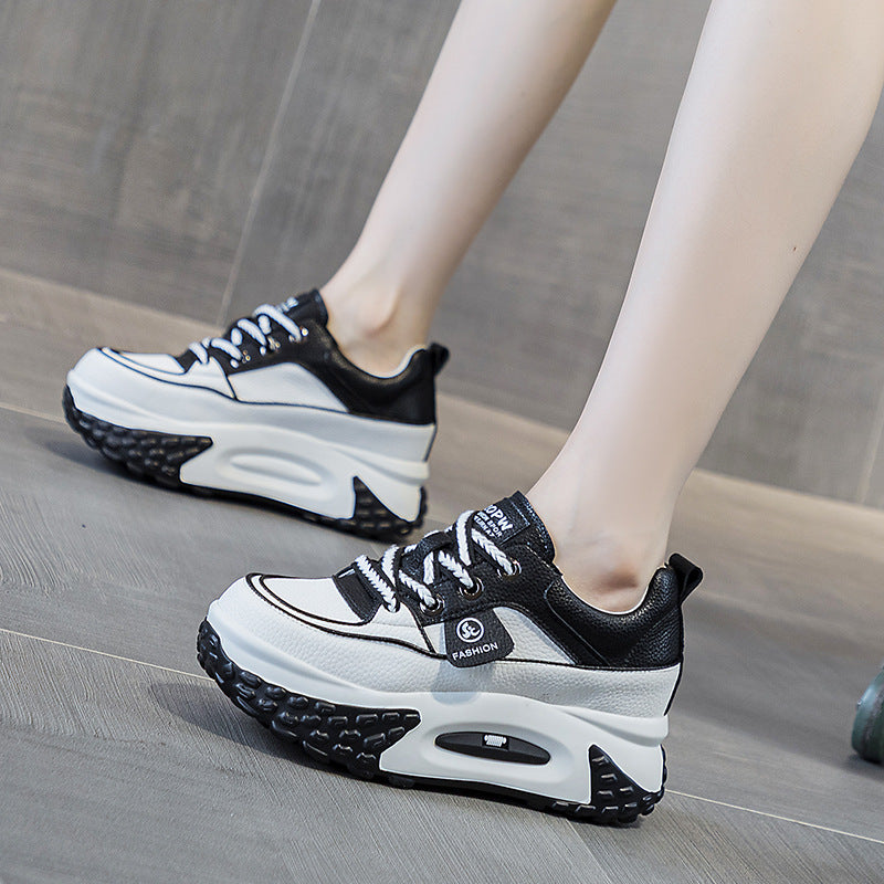 Women's Dad Pop-up Autumn Lightweight Platform Height Women's Casual Shoes