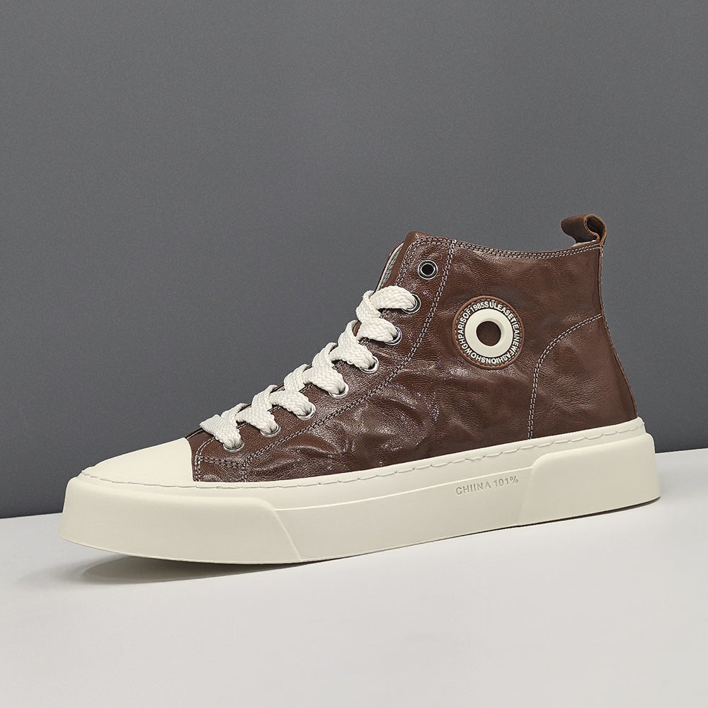Men's Genuine Board Trendy Biscuit Shape Affordable Casual Shoes