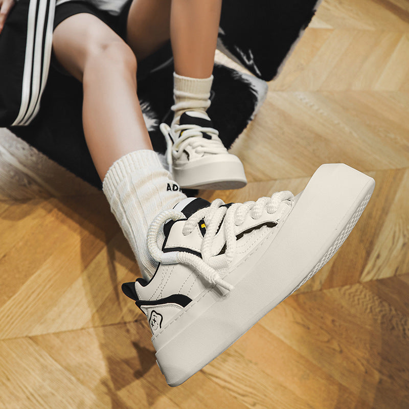 Men's Cute White Summer Niche Breathable Lovers Sneakers