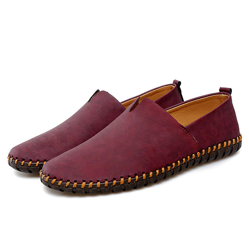 Men's Breathable Autumn Flat Solid Color Loafers