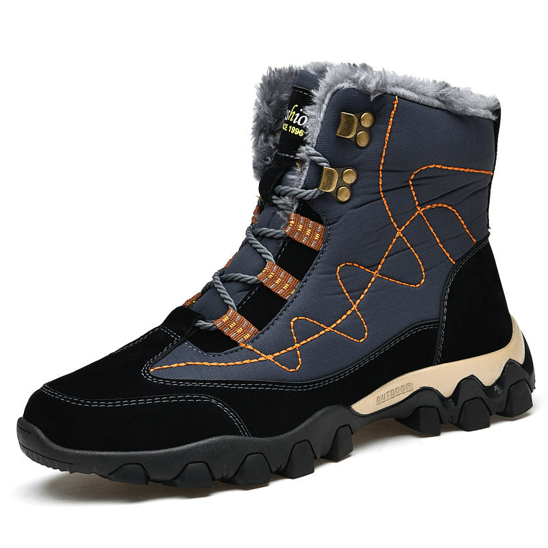 Men's Winter Veet Warm Cotton Thickened Northeast Snow Boots