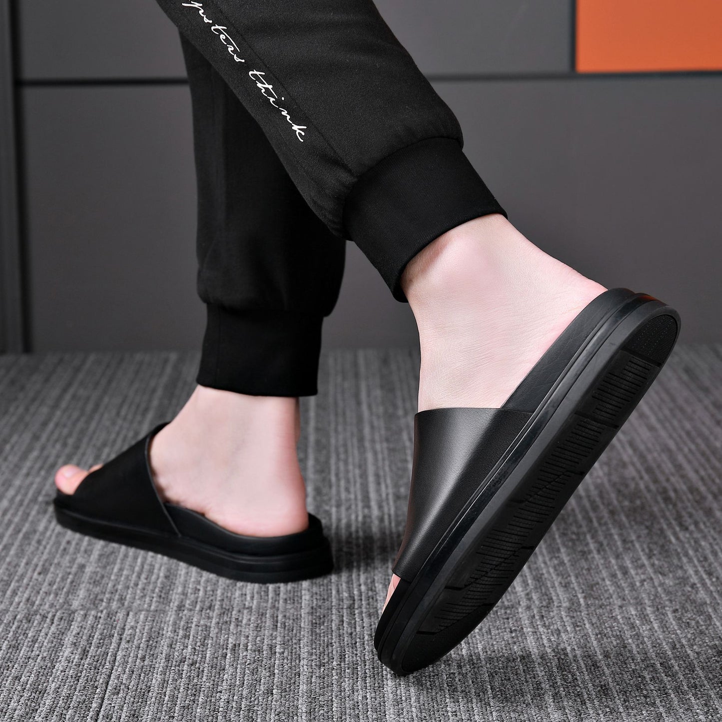 Men's Genuine Leisure Slip On Fashion Outdoor Sandals