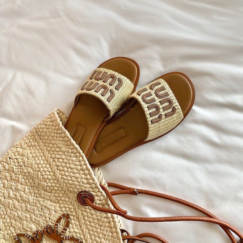 Women's Su Woven Flat Daily Beach Summer Outdoor Wear Sandals