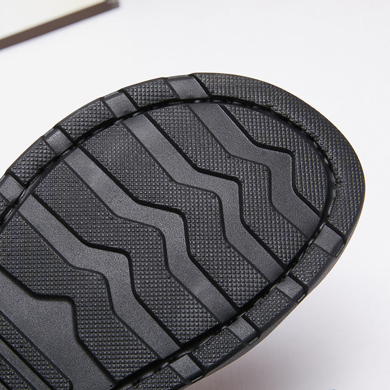 Men's Summer Genuine Comfortable Manual Stitching Breathable Sandals