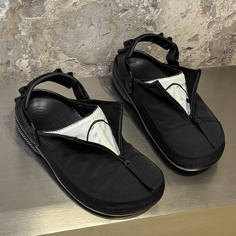 Women's & Men's Closed Toe Half Outdoor Trend Commuter Platform Sandals