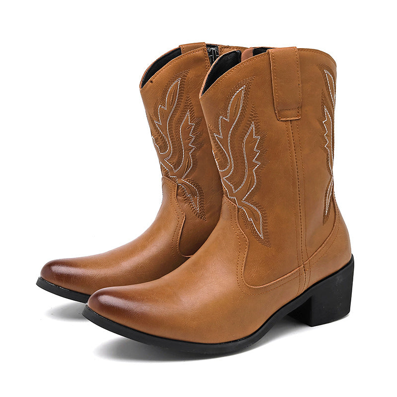 Men's Four National Fashion Flower Martin Plus Boots