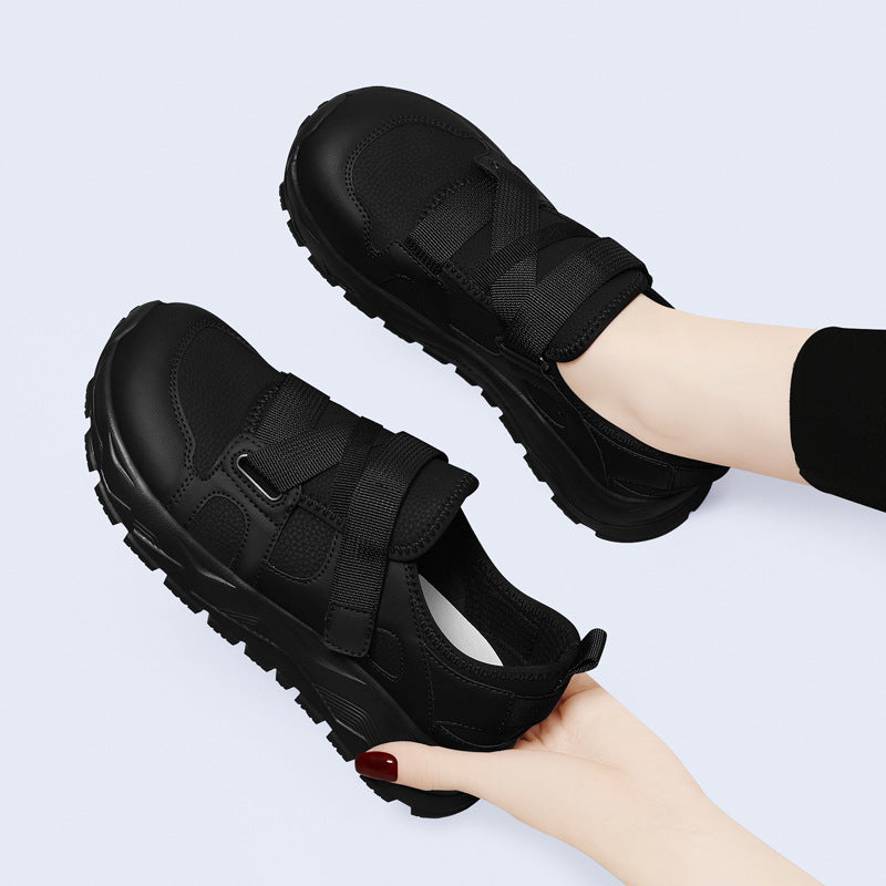 Women's Velcro Lightweight Fashion Autumn Running Shock Casual Shoes