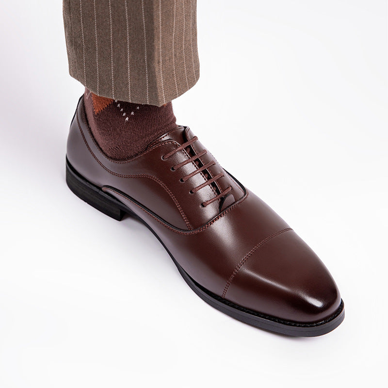 Men's Oxford Formal Business Classic British Four Leather Shoes