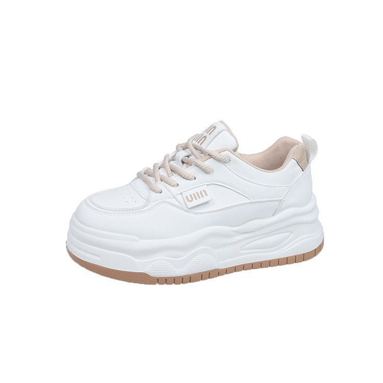 Women's Bottom Heightened Easy Wear Muffin Bread Sneakers