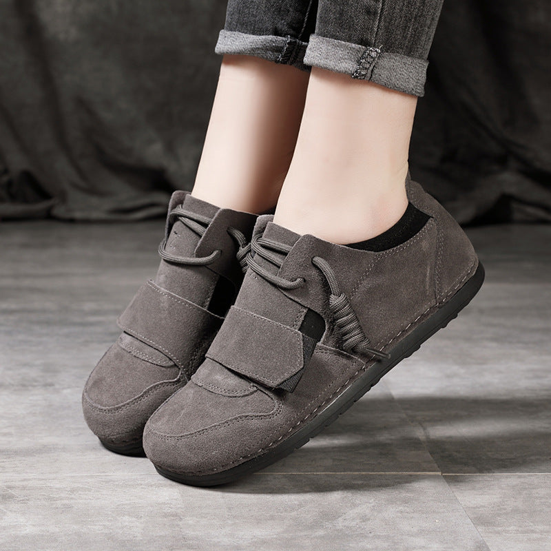 Women's Travel Soft Bottom Flat Retro Female Casual Shoes