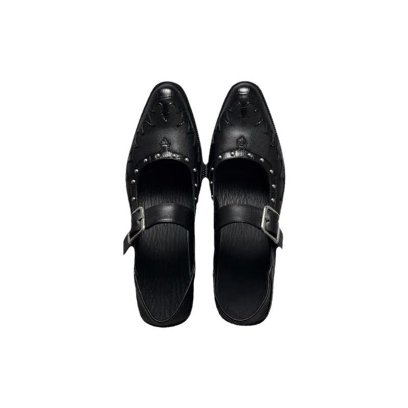 Women's Shallow Mouth Mary Jane Pumps Summer Casual Shoes