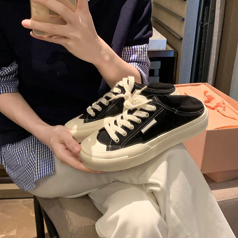 Women's Grape Mom Summer Small Round Toe Casual Shoes