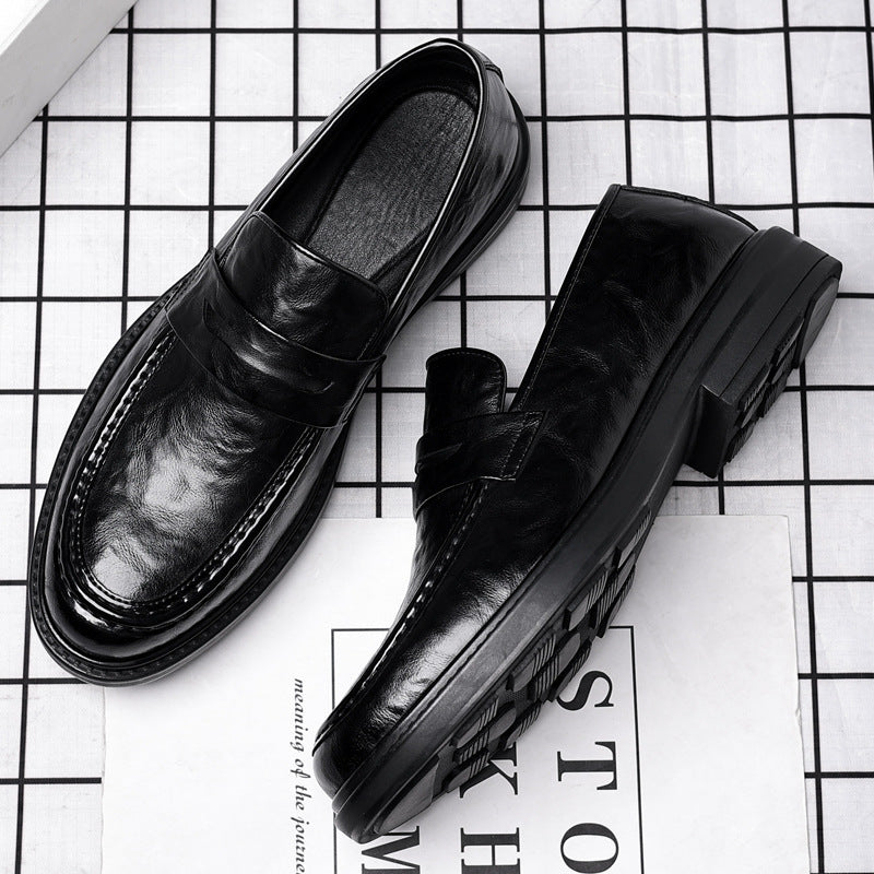 Men's Soft Bottom Surface Formal Wear Trendy Leather Shoes