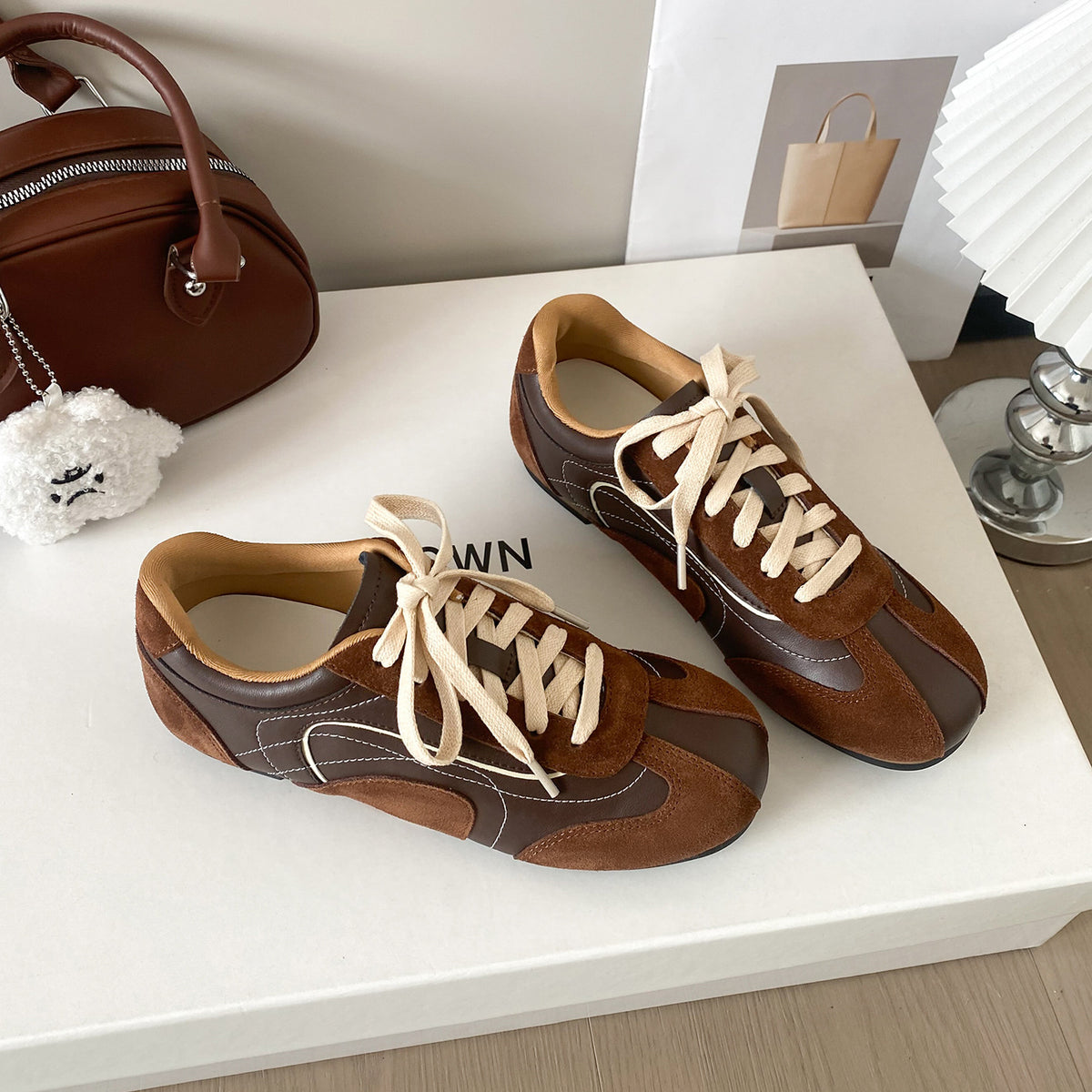 Women's Retro Old Money Style Cortez Hidden Platform Leisure Moral Training Heels