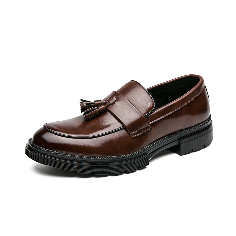 Men's Plus Size Brogue Business Formal Wear Leather Shoes