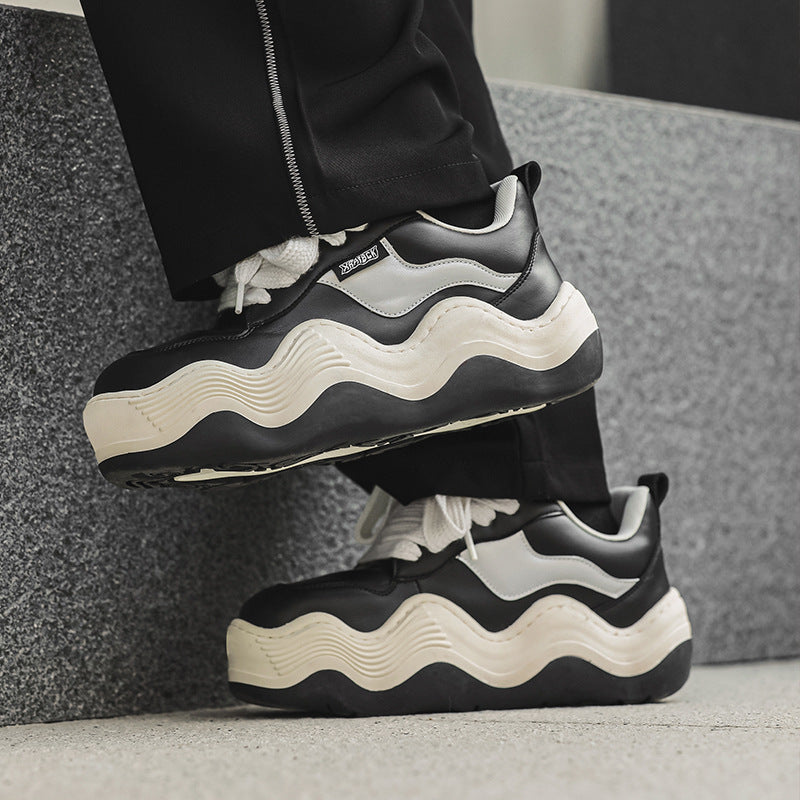Women's & Men's Autumn Thick Bottom Increased Lovers Big Wave Sneakers