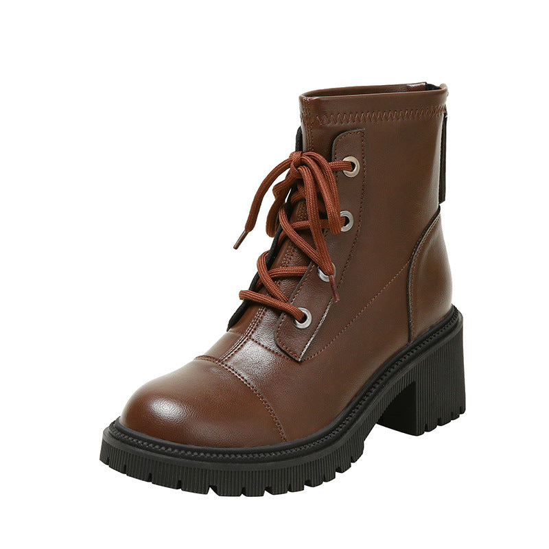Women's Martin Thick-soled British Style Short Boots