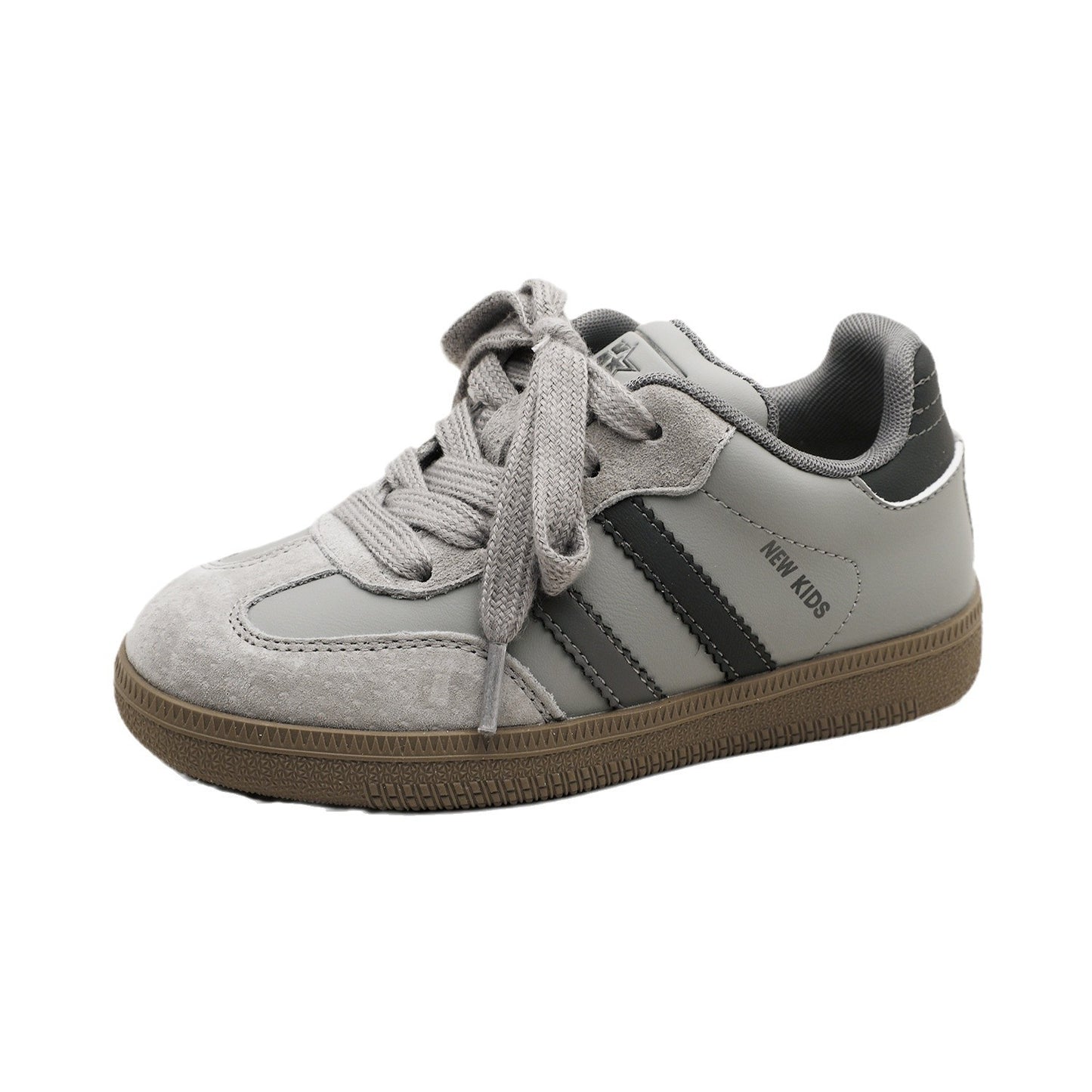 Children's Moral Training Spring Korean Fashion Suede Kid's Sneakers