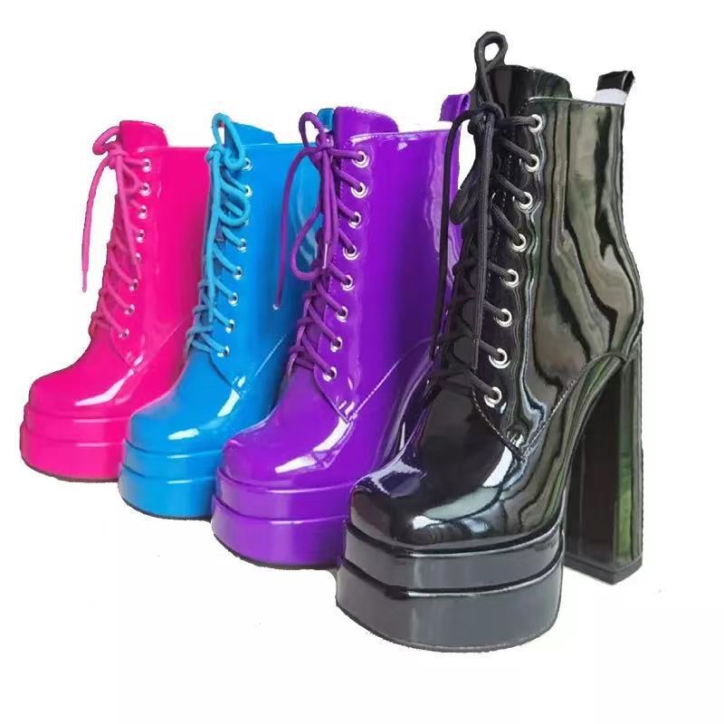 Women's Double Waterproof Platform High Super Chunky Boots