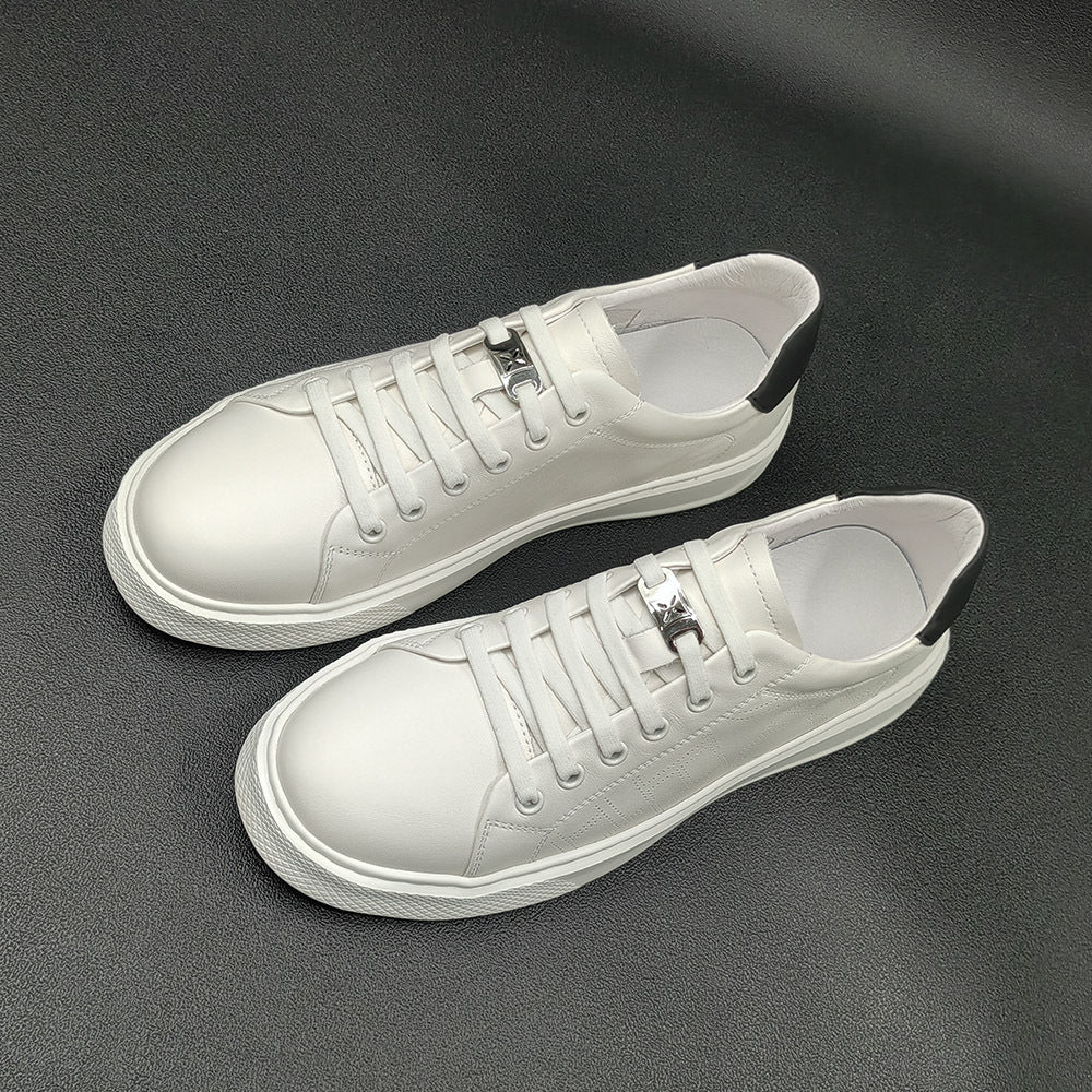 Men's First Layer Fashionable Genuine Sports Breathable Sneakers