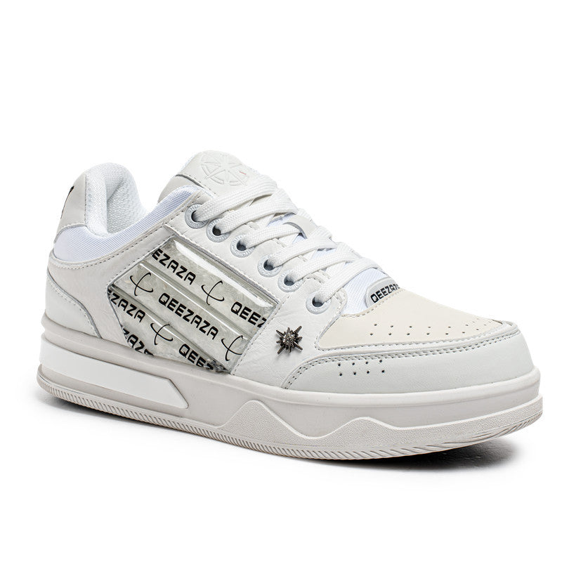 Women's & Men's Autumn Black Star Pattern Thick-soled Versatile Men's Board Shoes