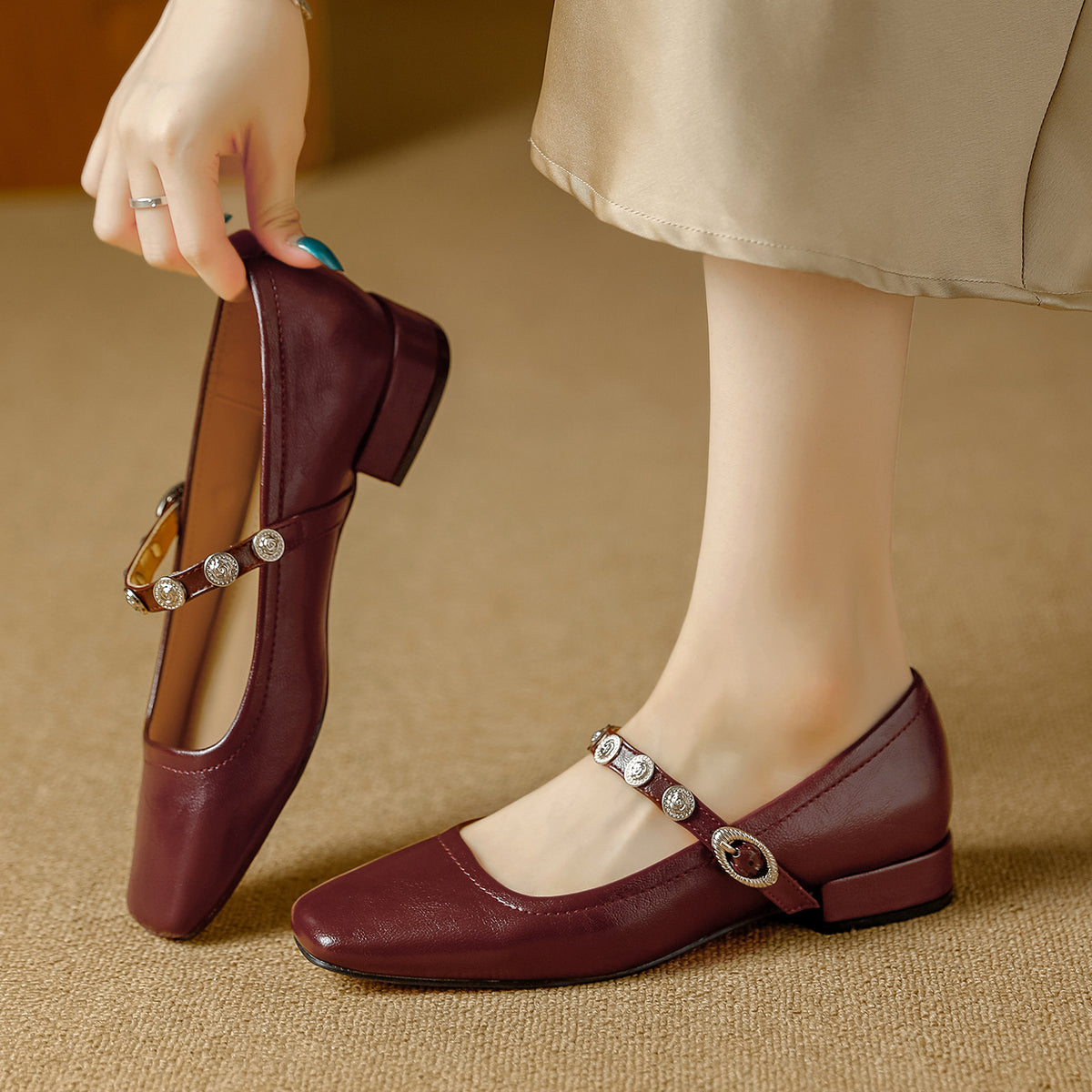 Women's Jane Autumn Dress Beautiful Not Tired Feet Commuting Women's Fashion Shoes