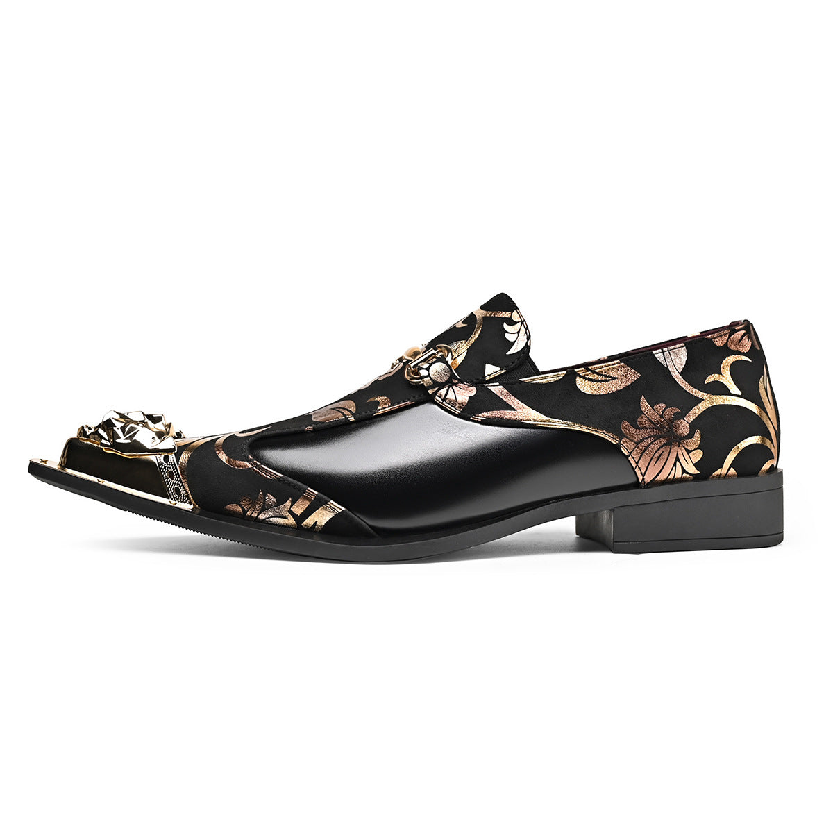Men's British Style Light Luxury Banquet Fashion Slip-on Men's Casual Leather Shoes