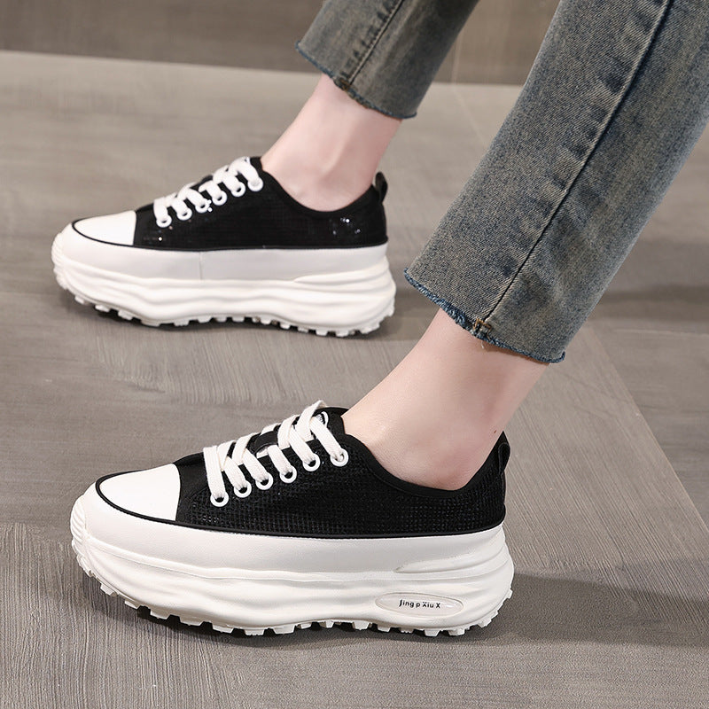Women's Spring Platform Cortez Comfortable Feet Show Small Sports Dissoed Women's Casual Shoes