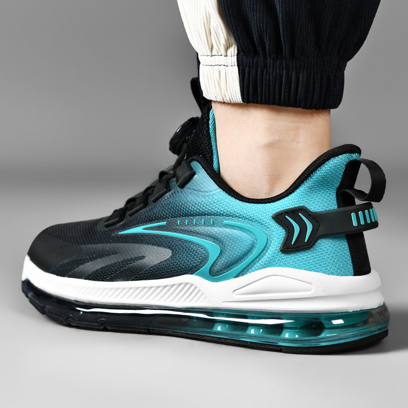 Men's Mesh Lightweight Travel Rotating Buckle Air Sneakers