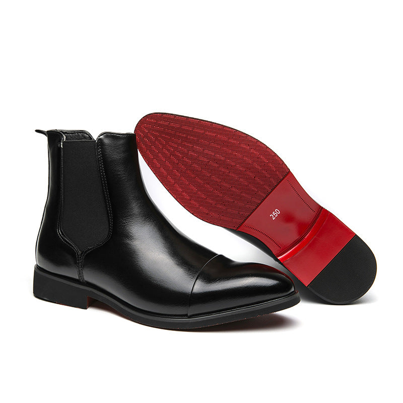 Men's Slip-on Plus Size Red Sole Martin Men's Casual Leather Shoes