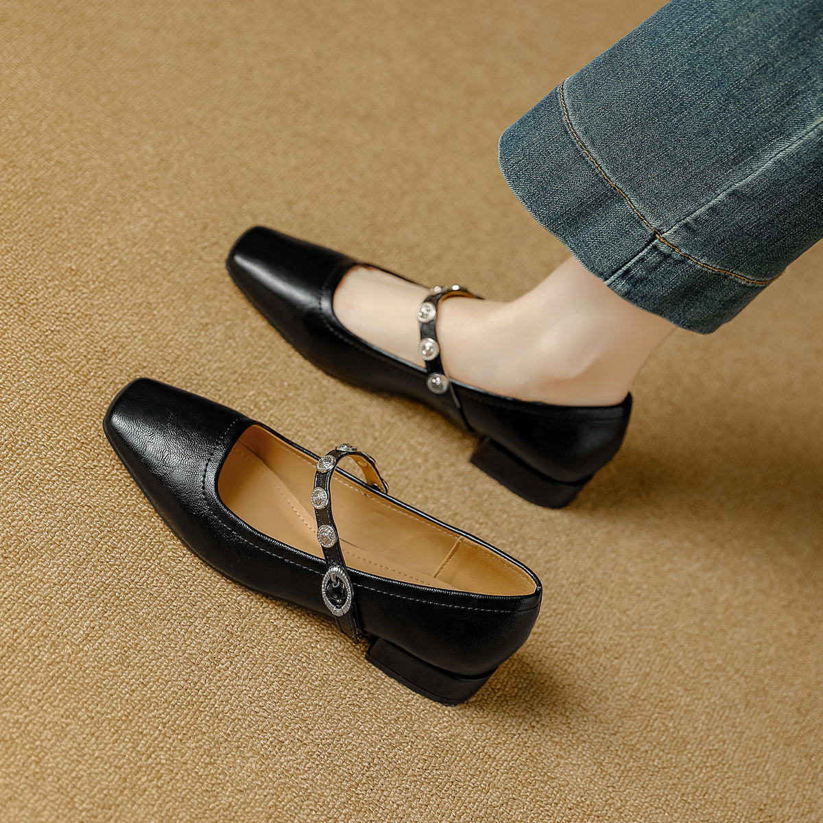 Women's Jane Autumn Dress Beautiful Not Tired Feet Commuting Women's Fashion Shoes