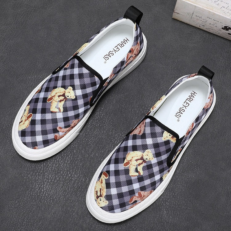 Men's Trendy Thin One Pedal Breathable Versatile Canvas Shoes