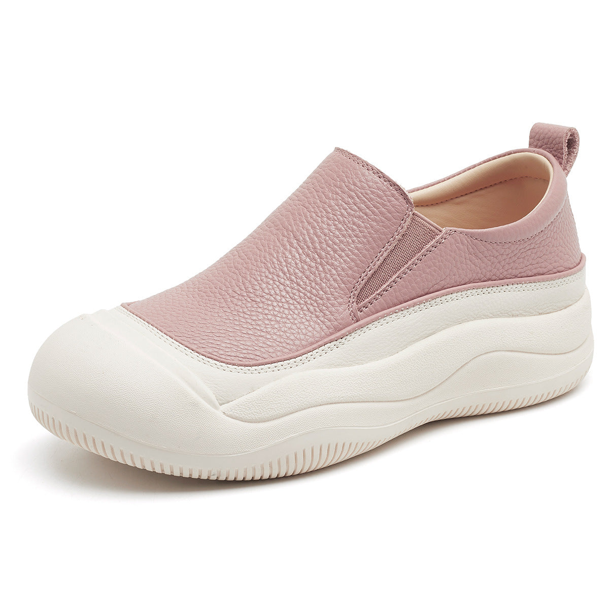 Women's First Layer Cowhide Spring Sports Style Comfortable Women's Shoes