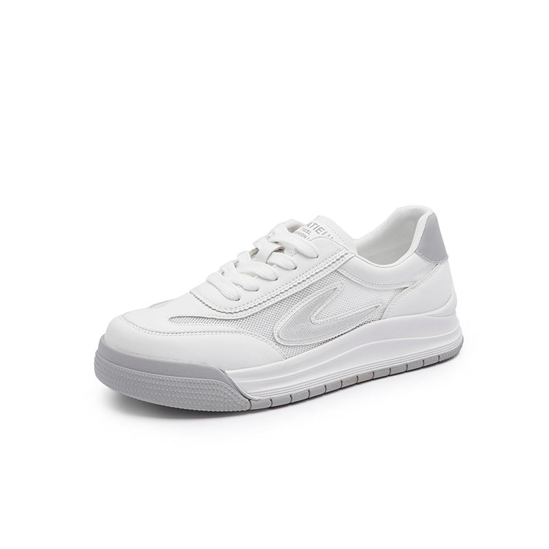 Women's White Spring Comfortable Board Trendy Versatile Casual Shoes