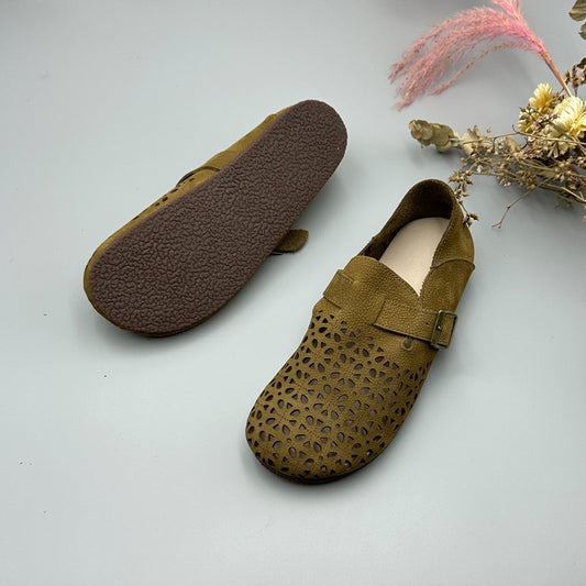 Women's Authentic Hollow Out Vintage Soft Bottom Casual Shoes