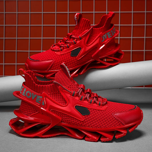 Men's Blade Fashion Basketball Running Plus Size Sneakers