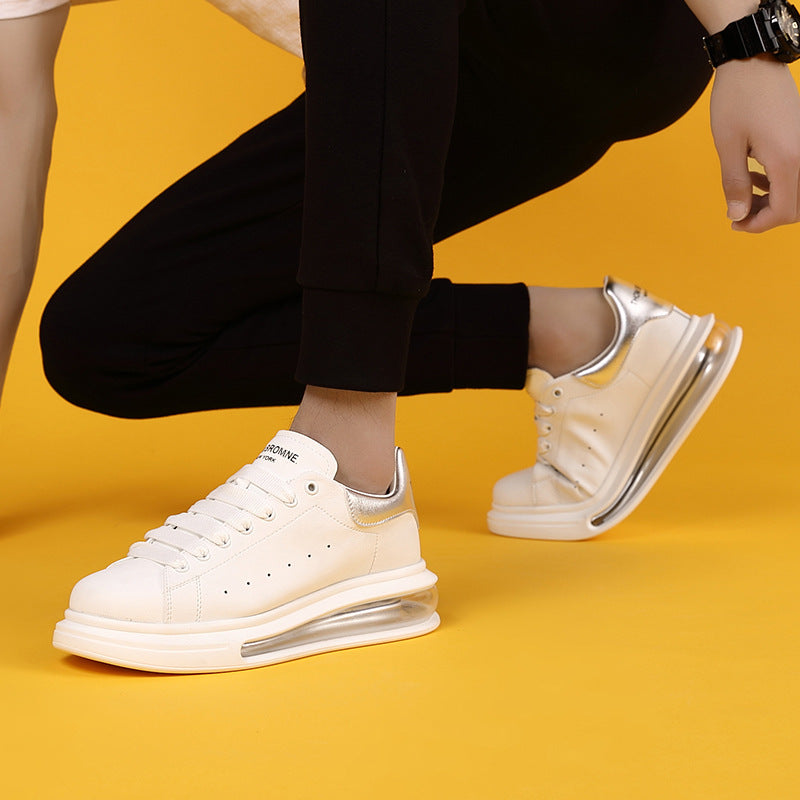 Women's & Men's Summer Air Cushion Thick Bottom Hight Increasing Sneakers