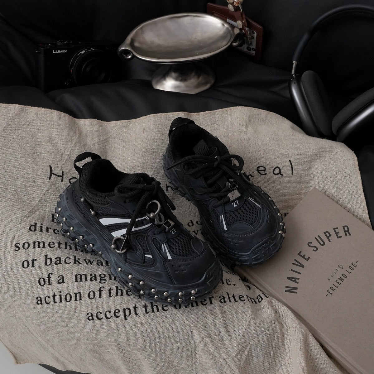 Women's & Men's Paris Fashion Retro Clunky Velcro Kid's Sneakers
