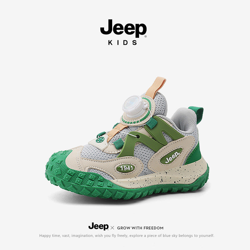 Children's Knob Soft Bottom Outdoor Mountaineering Autumn Sneakers