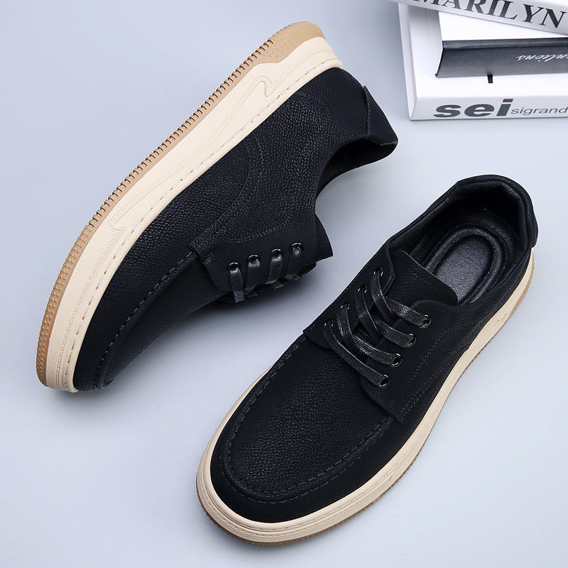 Men's Comfortable Breathable Versatile Genuine England Style Leather Shoes