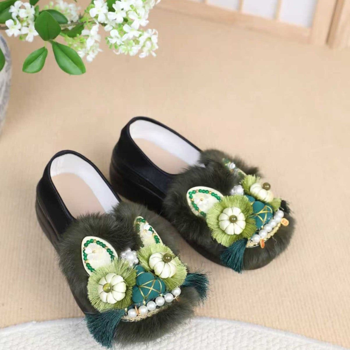 Ethnic Style Handmade Flat Comfortable Chinese Casual Shoes