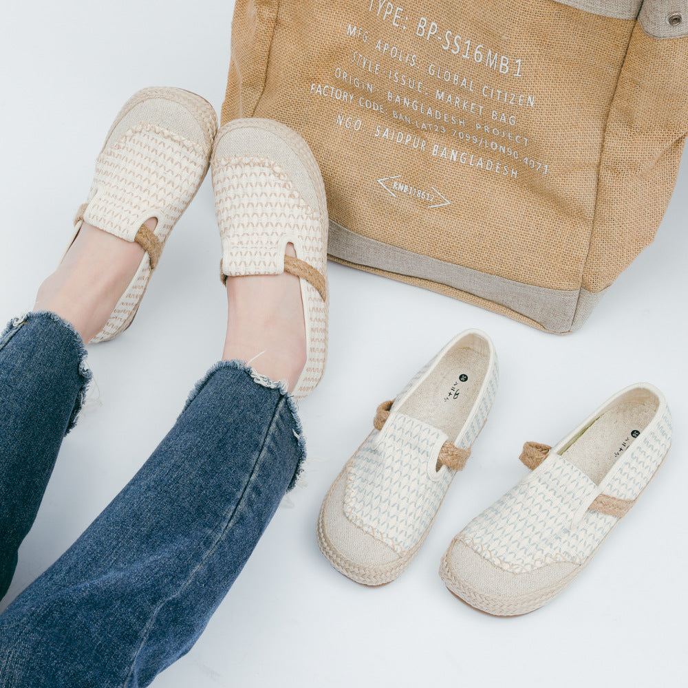 Women's Mesh Weaving Comfortable Craft Pumps Spring Casual Shoes