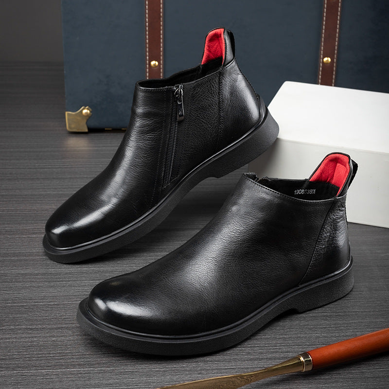 Men's Chelsea Winter Fleece-lined Warm Ankle British Boots